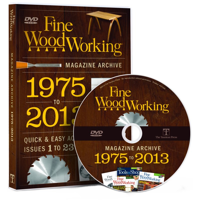 Fine Woodworking Magazine Archive 1975-2013 DVD-ROM 220486