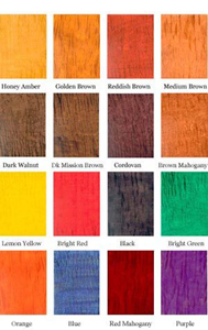 Transtint Dye Color Chart