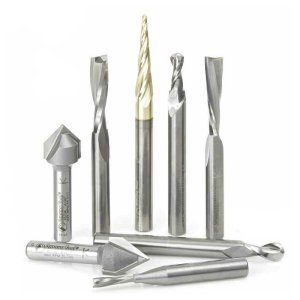 Amana 8 Piece CNC General Purpose Router Bit Set AMS-134 Amana 8 Piece CNC General Purpose Router Bit Set AMS-134