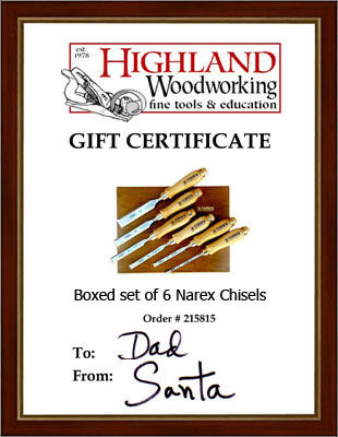 Send a Highland Woodworking Virtual Gift Certificate!