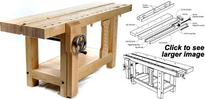 Roubo Woodworking Workbench Plans