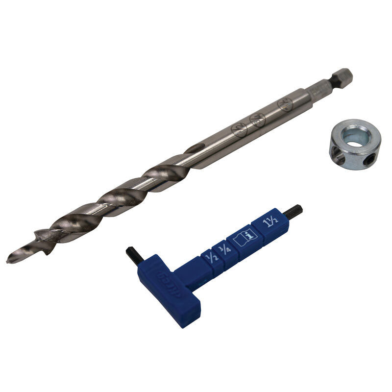 Kreg Easy-Set Drill Bit with Stop Collar and Gauge