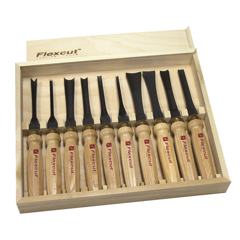 Flexcut Mallet Deluxe Tool Set - 10-Piece