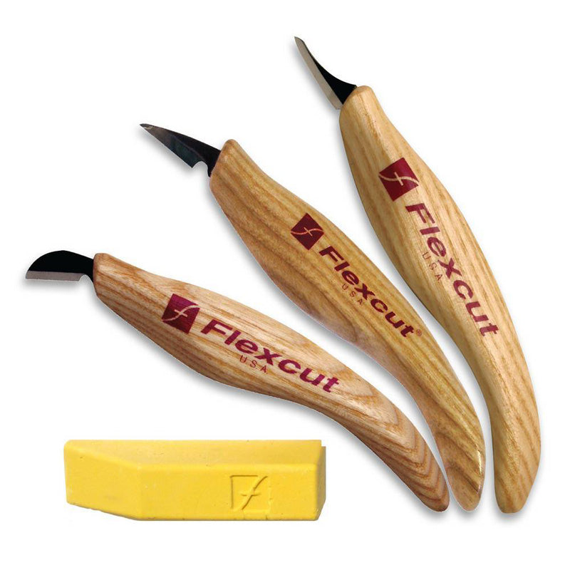 Flexcut Detail Knife Set with Slim Handles