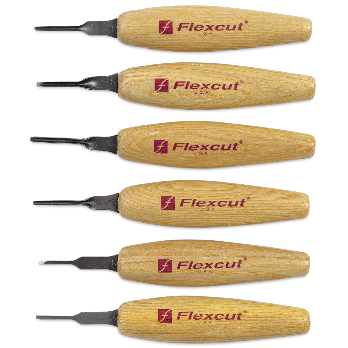 Flexcut Micro Tool Set of 6 - 1.5mm Assortment
