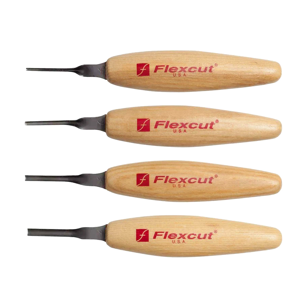 Flexcut Micro Tool Set of 4 - Sweeps