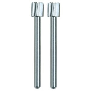 1280196: Dremel 7/32 inch Cylinder High Speed Steel Cutter - Pack of 2
