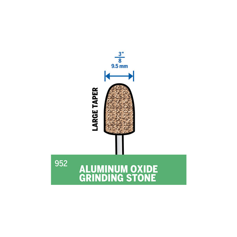 Dremel 3/8" Bullet Aluminum Oxide Grinding Stone