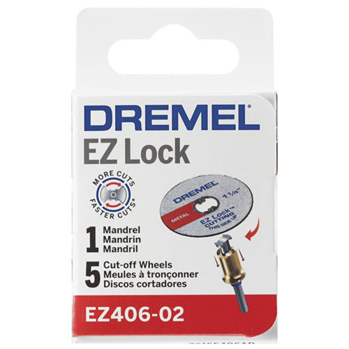 Dremel EZ Lock Starter Kit with 5 Cut Off Wheels
