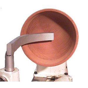 130113: Oneway 12" Offset Curved Toolrest - 1-1/2" x 9-1/2" Post