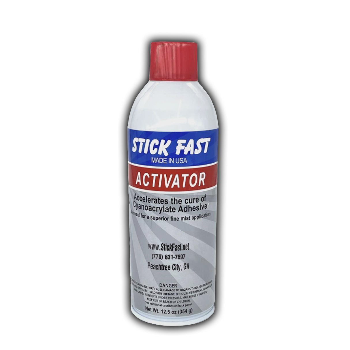 Stick Fast Activator in aerosol bottle
