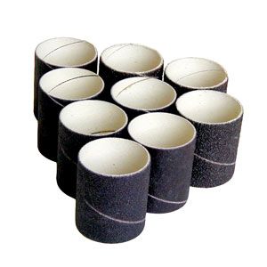 155045: 9-Piece Sanding Sleeve Assortment - 1-1/2" x 2"