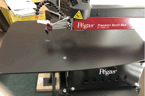 Large Table Upgrade for the Pegas 21 inch Scroll Saw