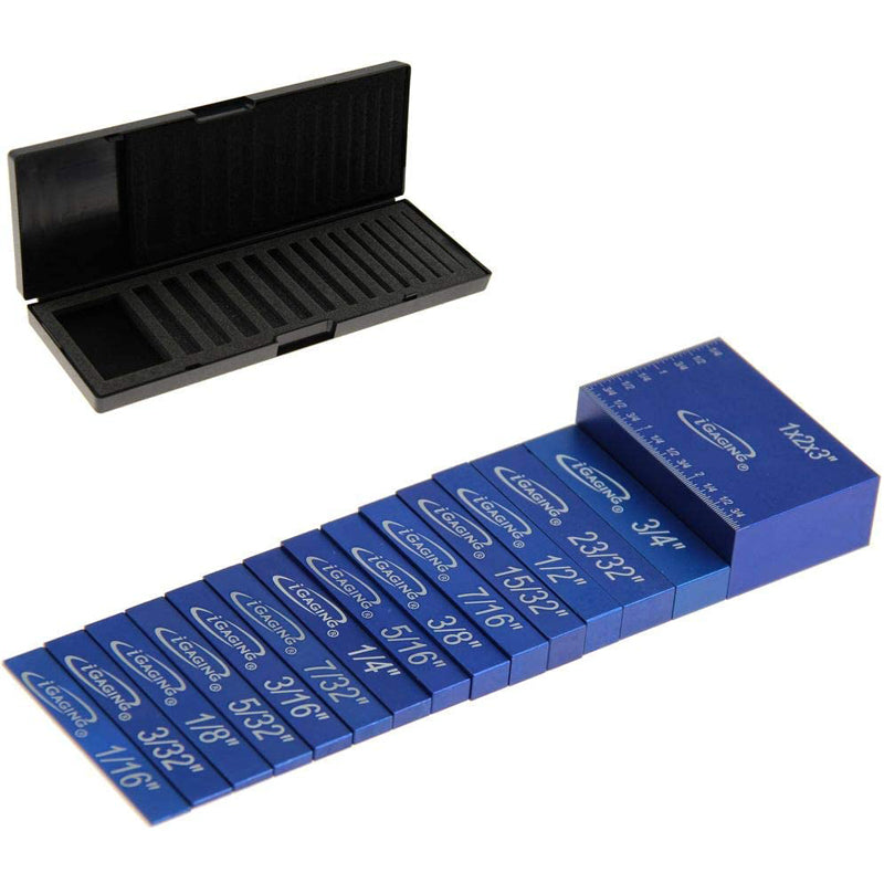 iGaging Precision Setup Blocks - Inch - Set of 15