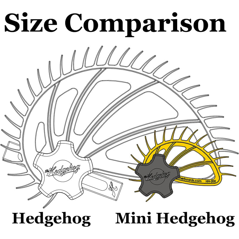 Mini Hedgehog Spiral Featherboard - Pack of 2