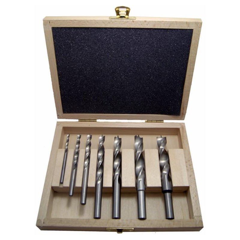 Fisch HSS Double Flute Brad Point Drill Bits