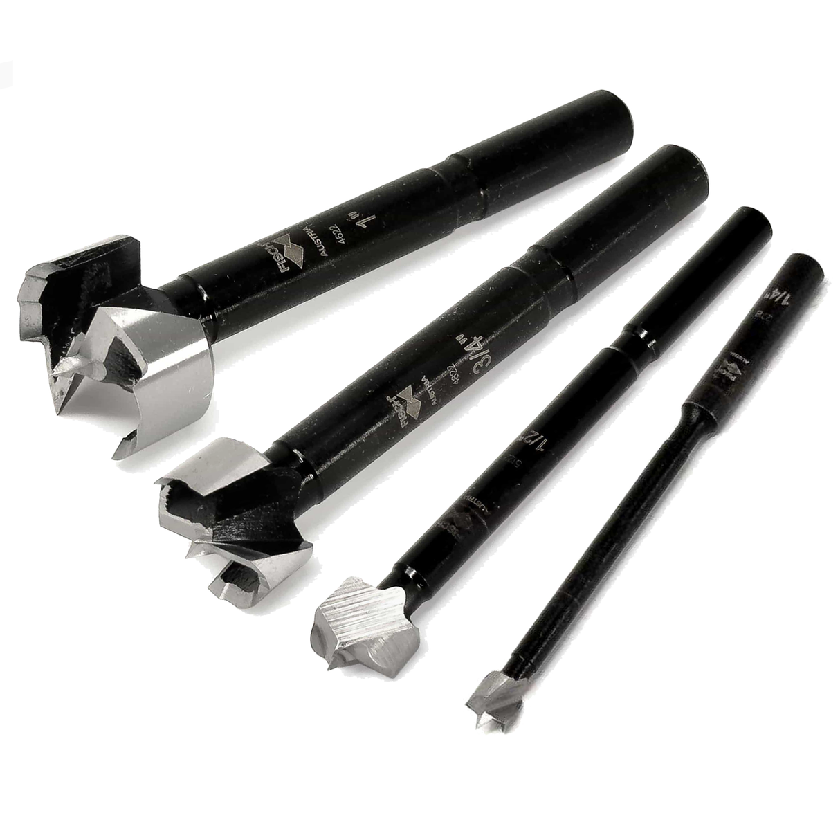 178924: Fisch Black Shark Forstner Bit - Set of 4