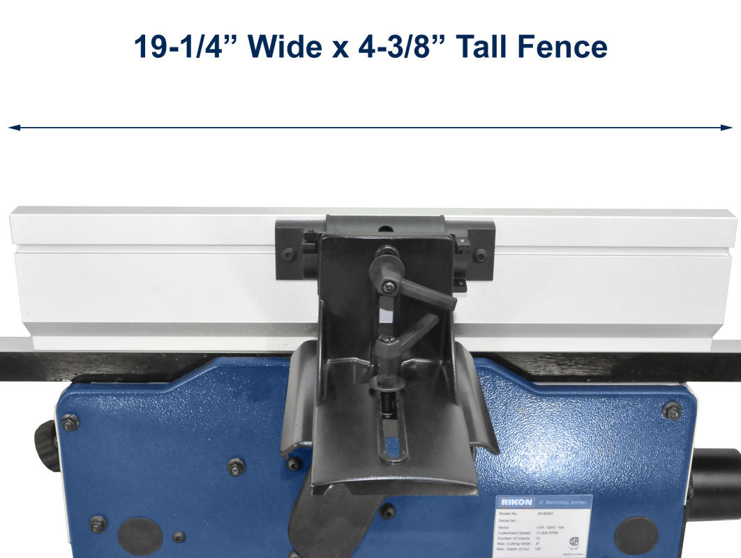 Rikon 6 inch Helical-style Benchtop Jointer 20-600HSP