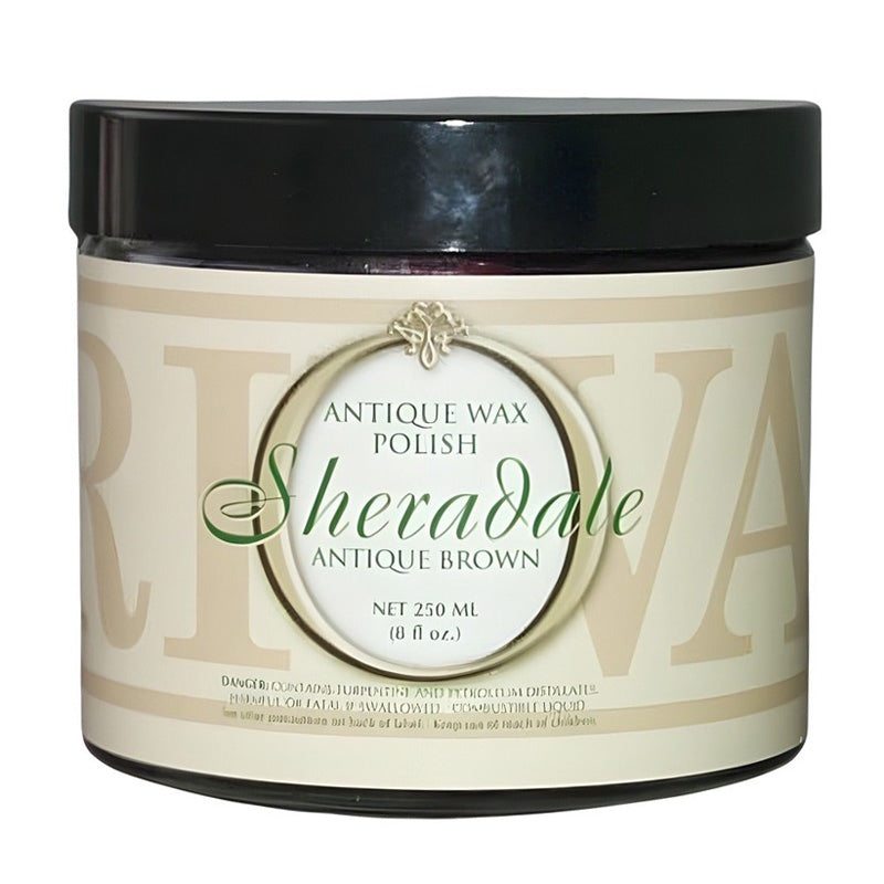 Briwax Sheradale Fine Wax - Antique Brown