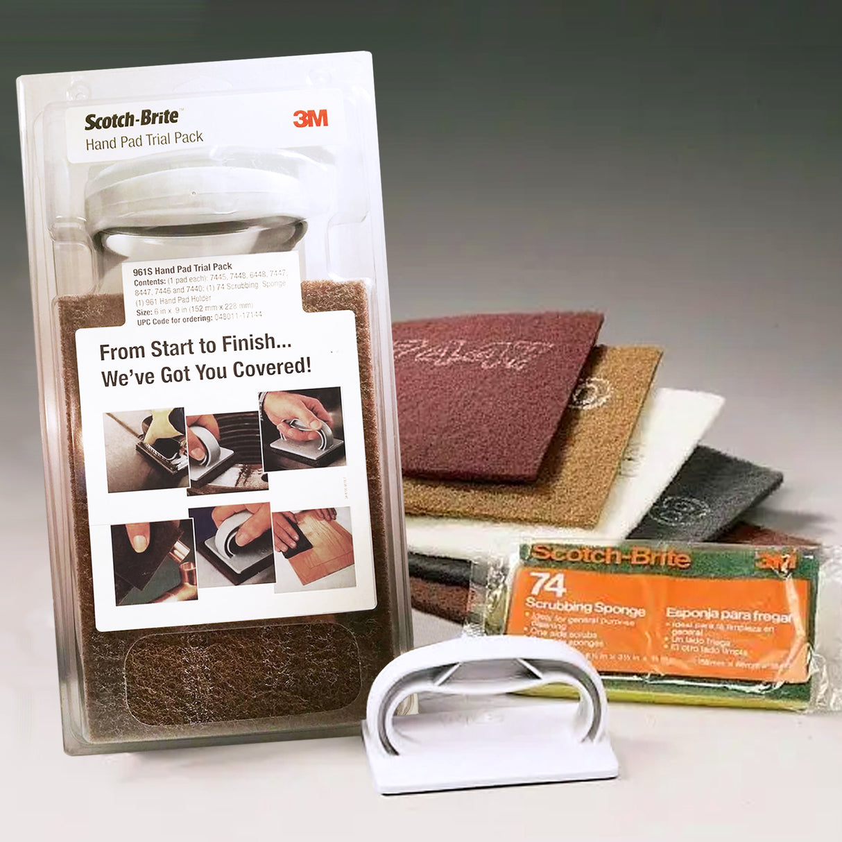 196209: Scotch-Brite Hand Pad Trial Pack
