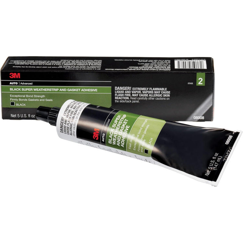3M Black Super Weatherstrip & Gasket Adhesive - 5oz