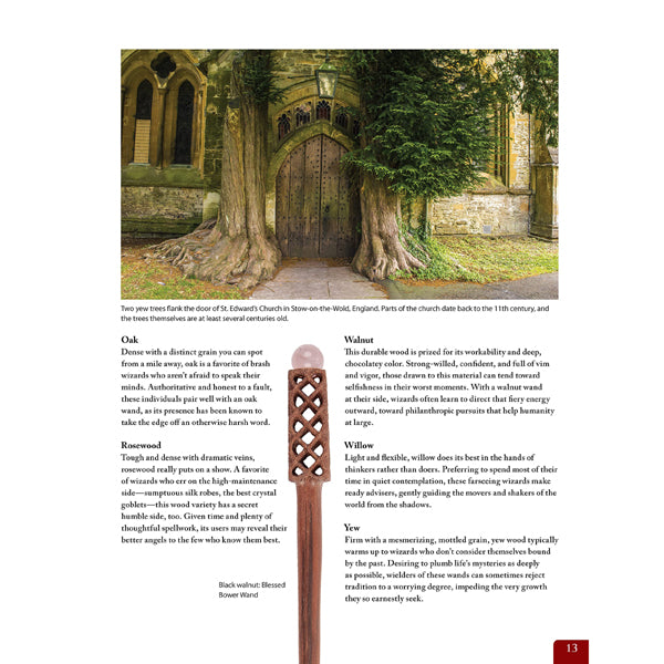 Compendium of Wooden Wand Making Techniques