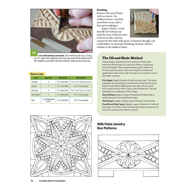 Everyday Chip Carving Designs