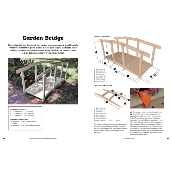 Super Simple Outdoor Woodworking