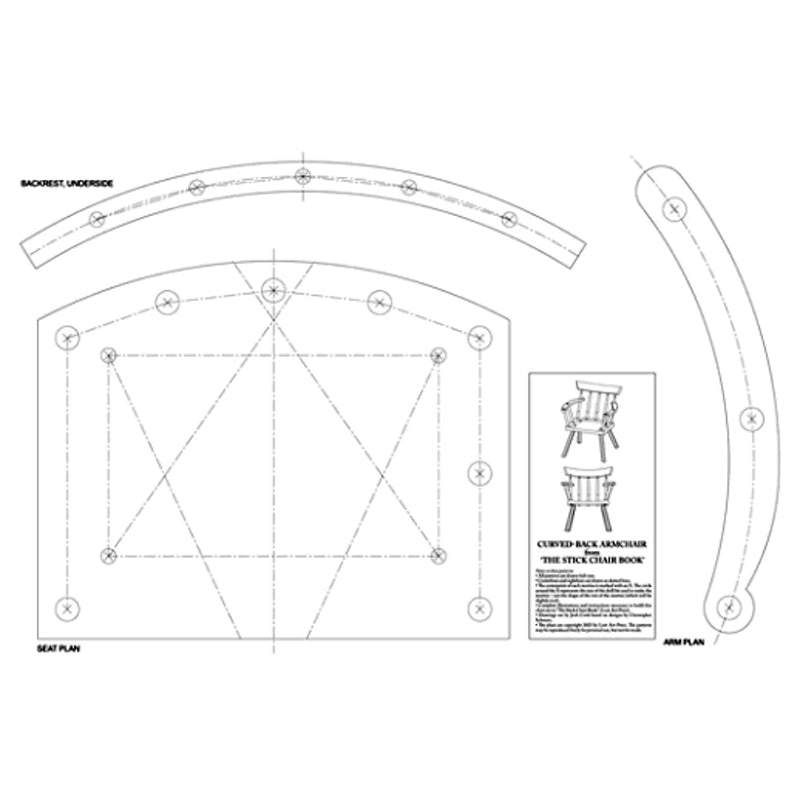 Full-Size Patterns from - The Stick Chair Book
