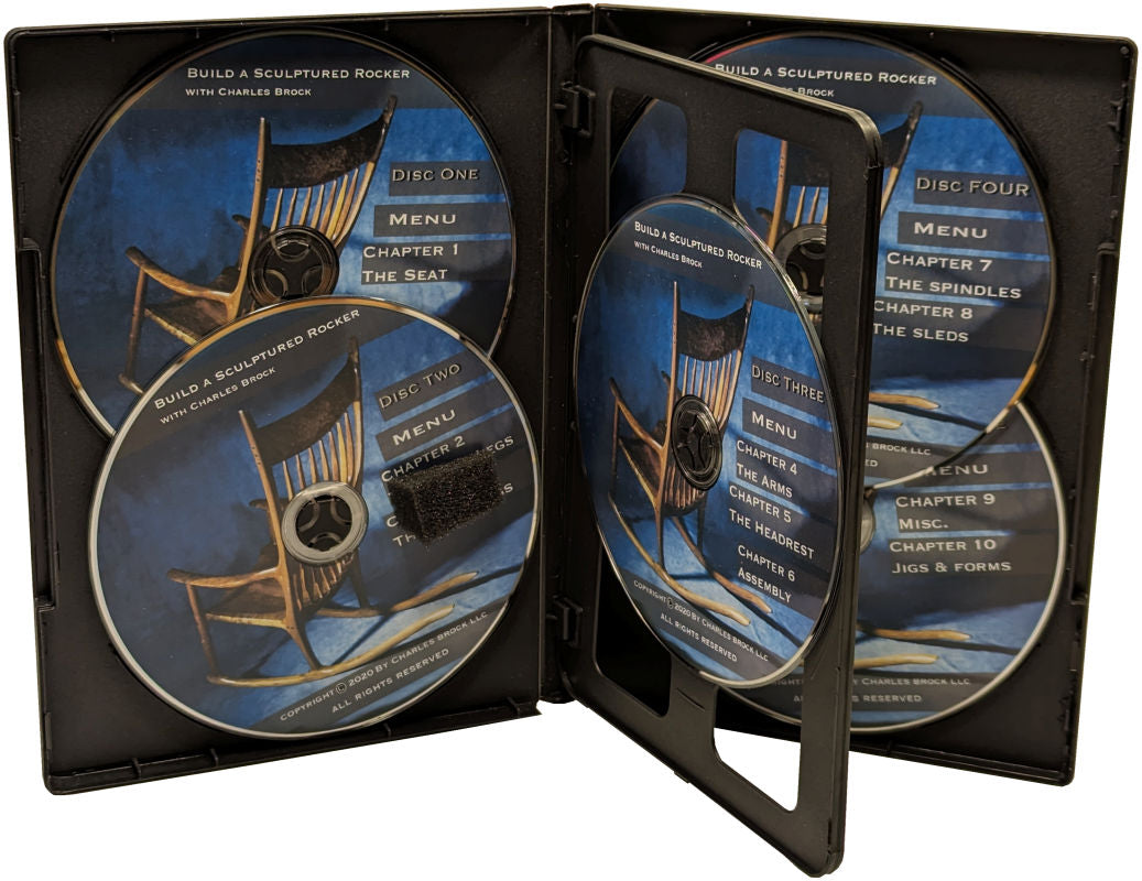 Build a Sculptured Rocker with Chuck Brock DVD Set & Streaming Video