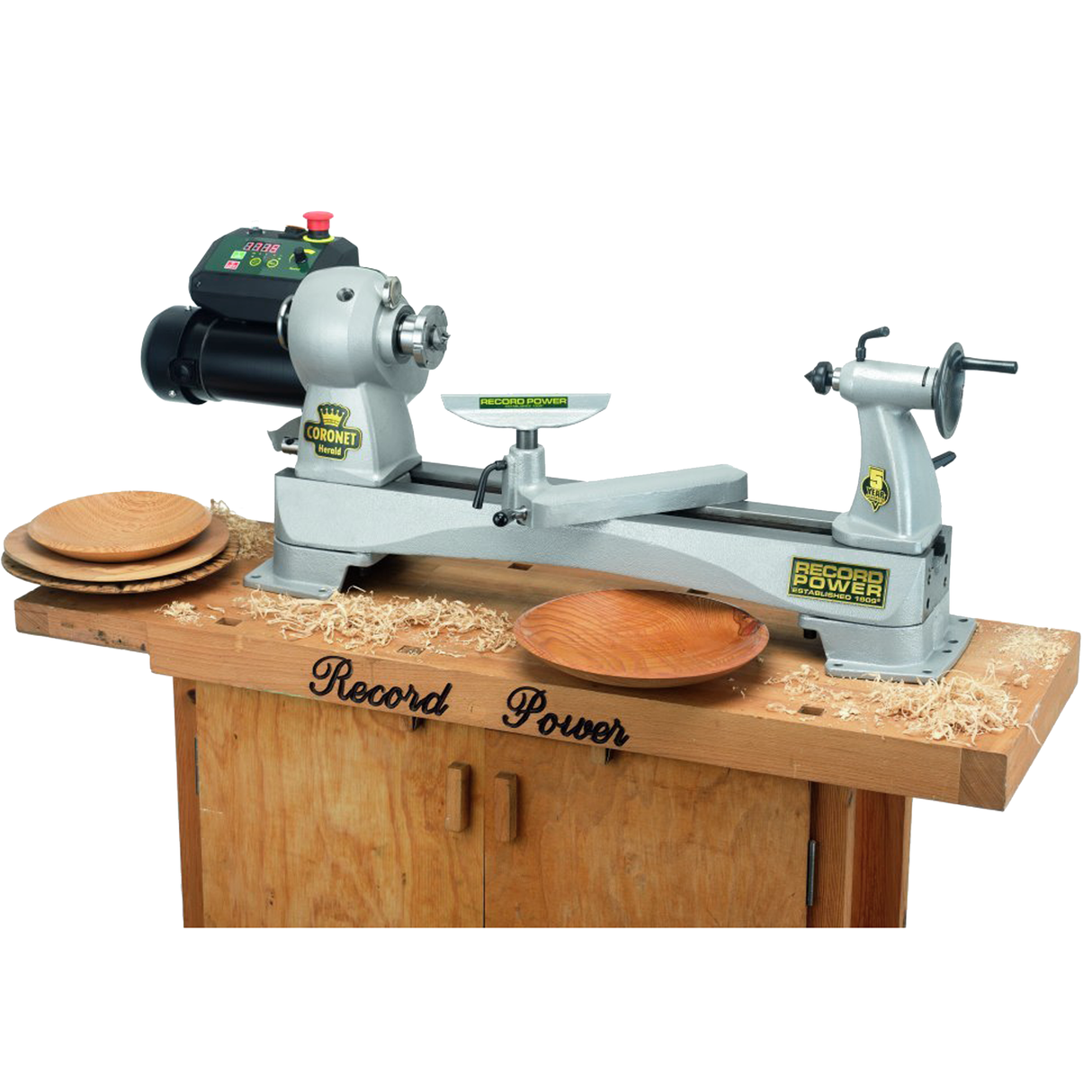 302301: Record Power Coronet Herald 14 inch EVS Lathe