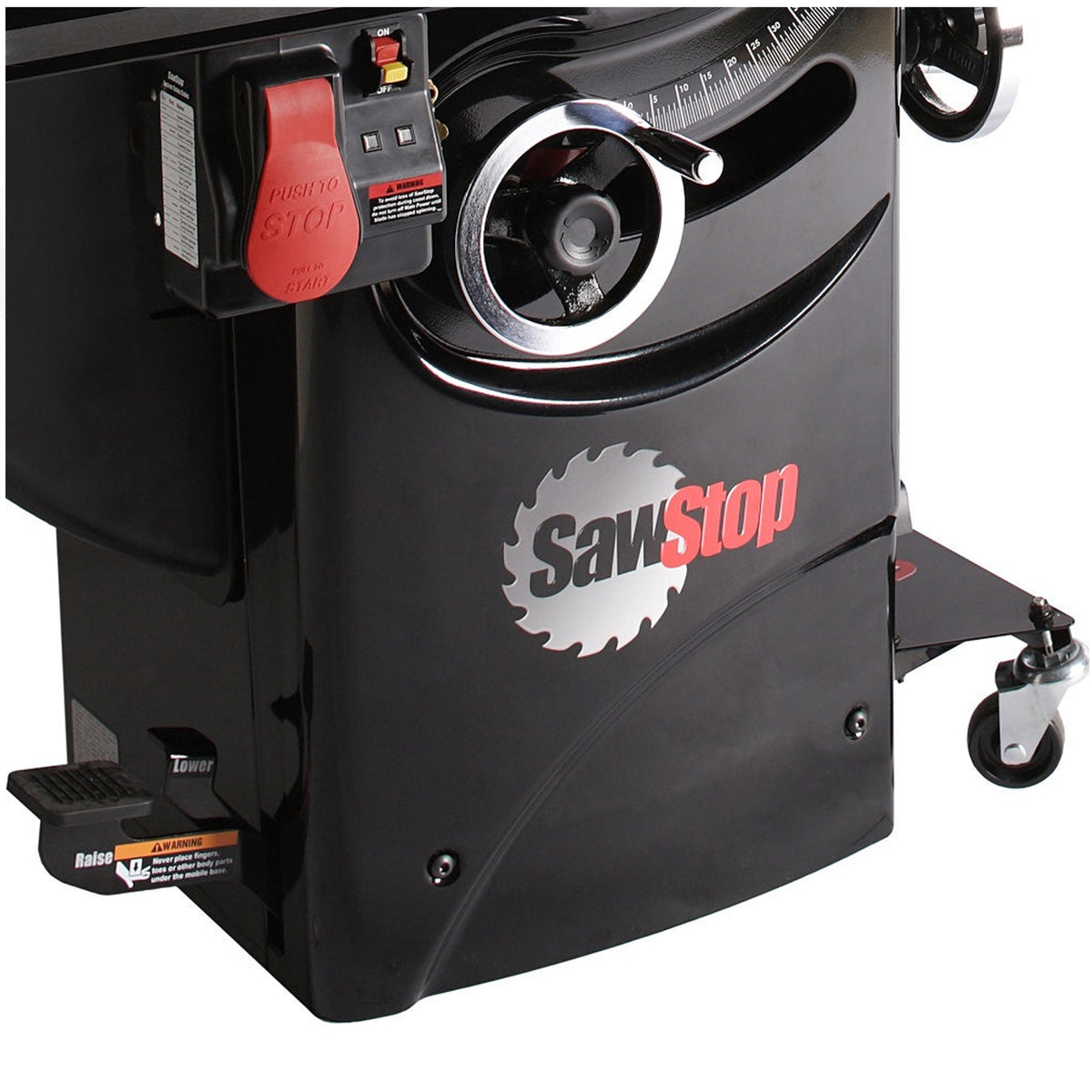 SawStop Integrated Mobile Base for the Professional Cabinet Saw