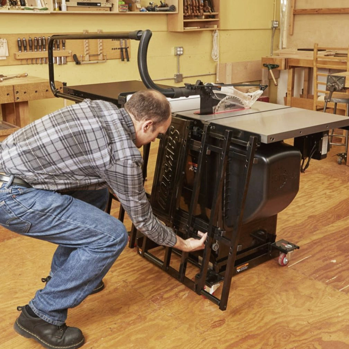 SawStop Folding Outfeed Table
