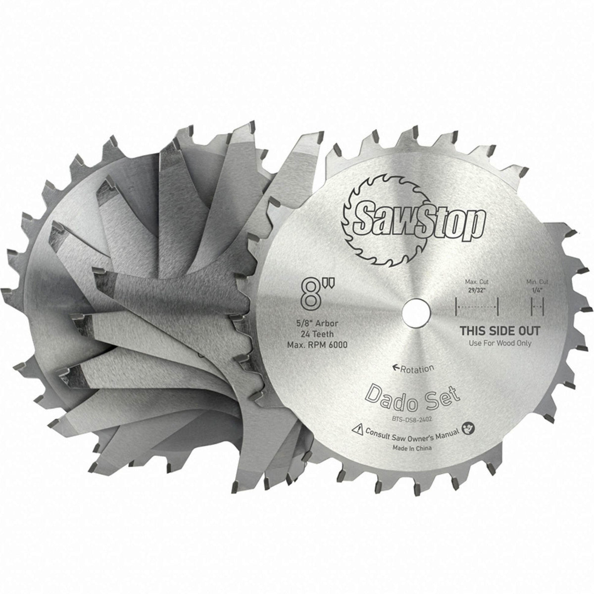 SawStop 8 inch Premium Dado Set in SYS3 112 Systainer