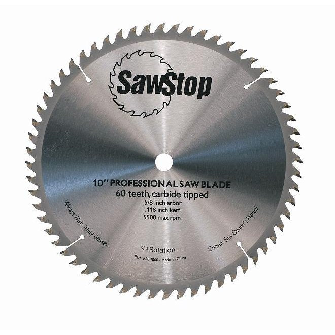305205: SawStop Standard Series 10 inch Saw Blade