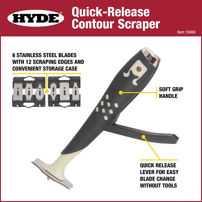 Molding Scraper with 6 Blades