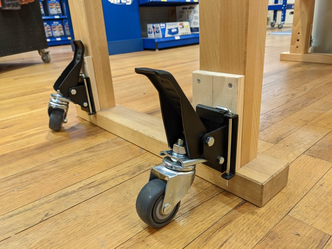 Quick Release Plates for Workbench Caster Kit