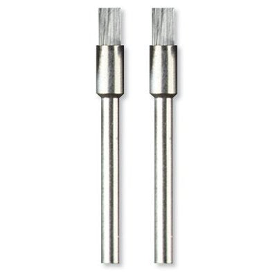 Dremel 1/8 inch Carbon Steel Wire Brush - Pack of 2