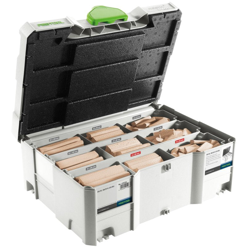 720154: Festool Domino XL DF 700 Cutter & Tenon Assortment Systainer