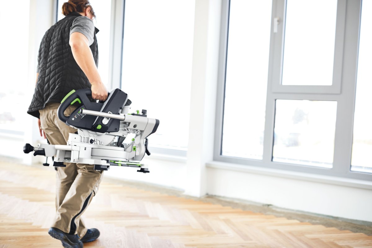 Festool KSC 60 Cordless Compound Miter Saw + 8Ah Energy Set Combo