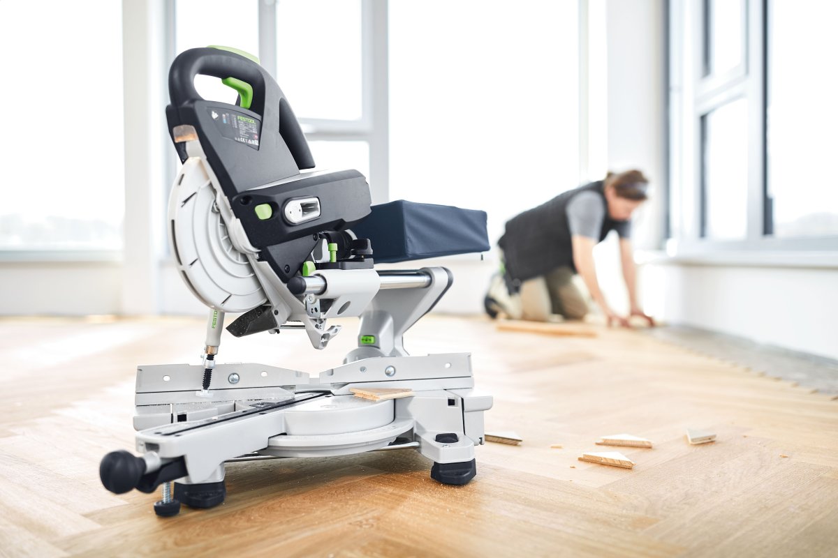 Festool KSC 60 Cordless Compound Miter Saw + 8Ah Energy Set Combo