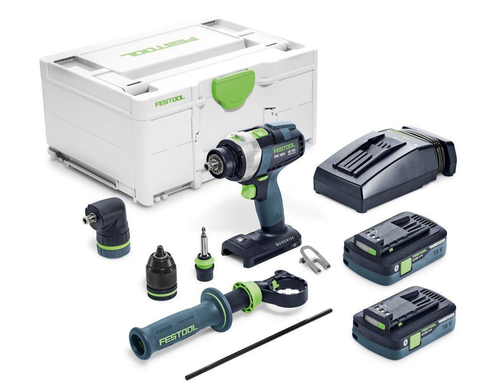 725446: Festool TPC 18/4 Li-Ion QuaDrive Cordless Hammer Drill