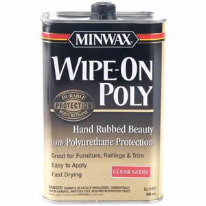 8214376: Minwax Satin Wipe-On Poly - Quart