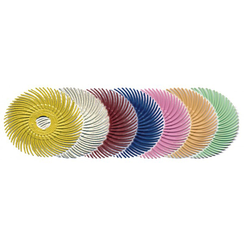 Foredom 2 inch Radial Bristle Brush - Pack of 6