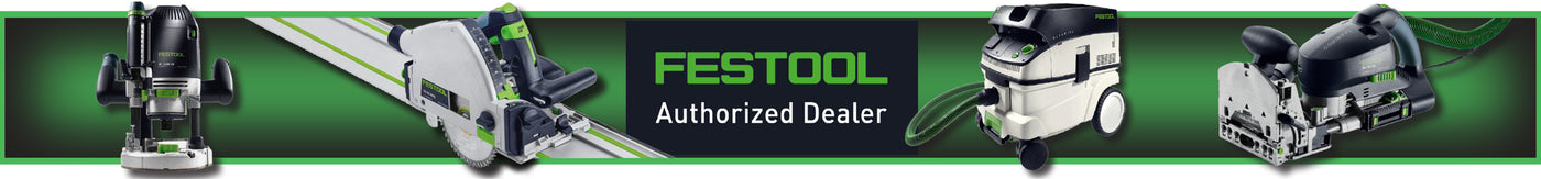 Festool Authorized Dealer
Festool Router, Tracksaw, Dust Collector and Domino Joiner