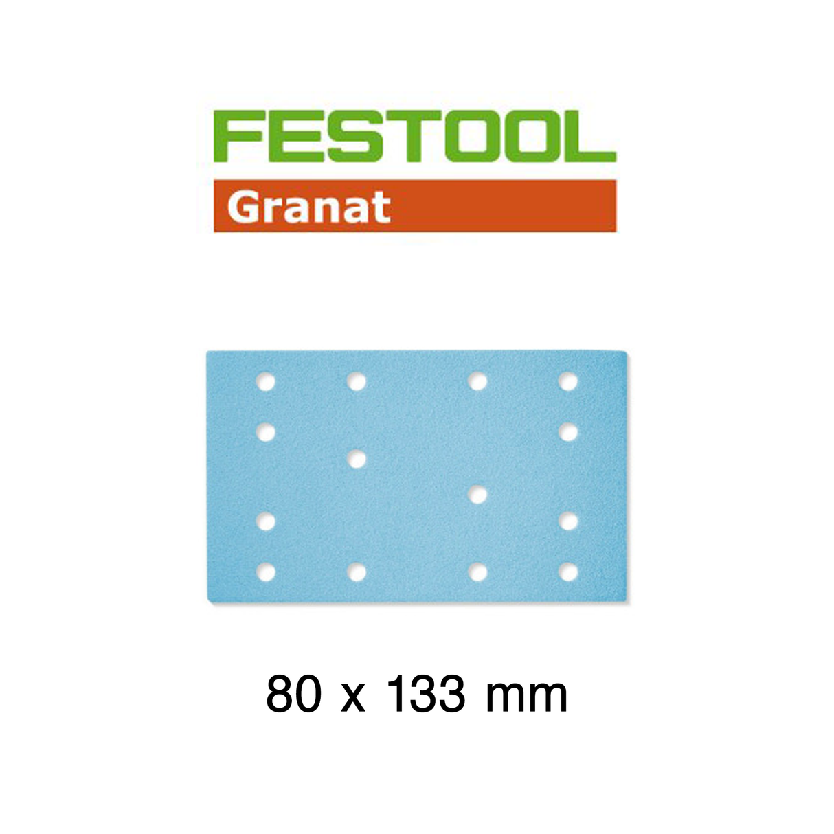 Festool Sandpaper - 80mm x 133mm Sheets