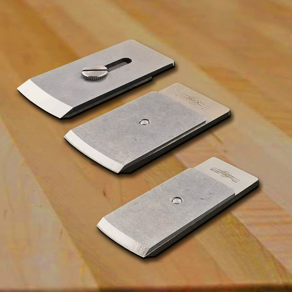 Hock Plane Iron with Chipbreaker for Wooden Planes