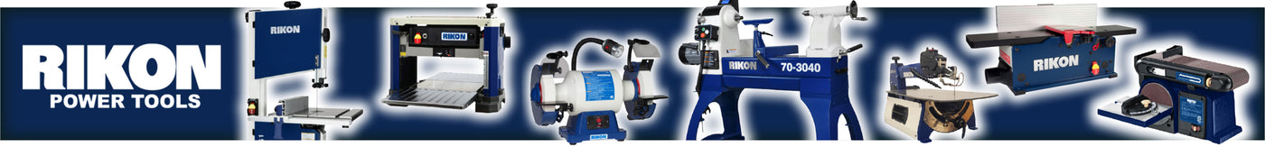 Rikon Power Tools.
Bandsaw, Planer, Bench Grinder, Lathe, Scrollsaw, Jointer, Belt Sander