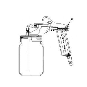 192718: Critter Spray Gun Air Valve Cap O-Ring - Pack of 5