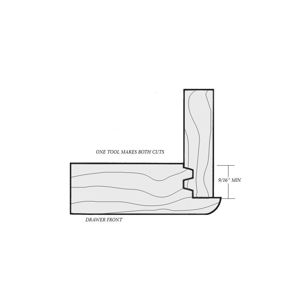 Whiteside Drawer Lock Router Bit